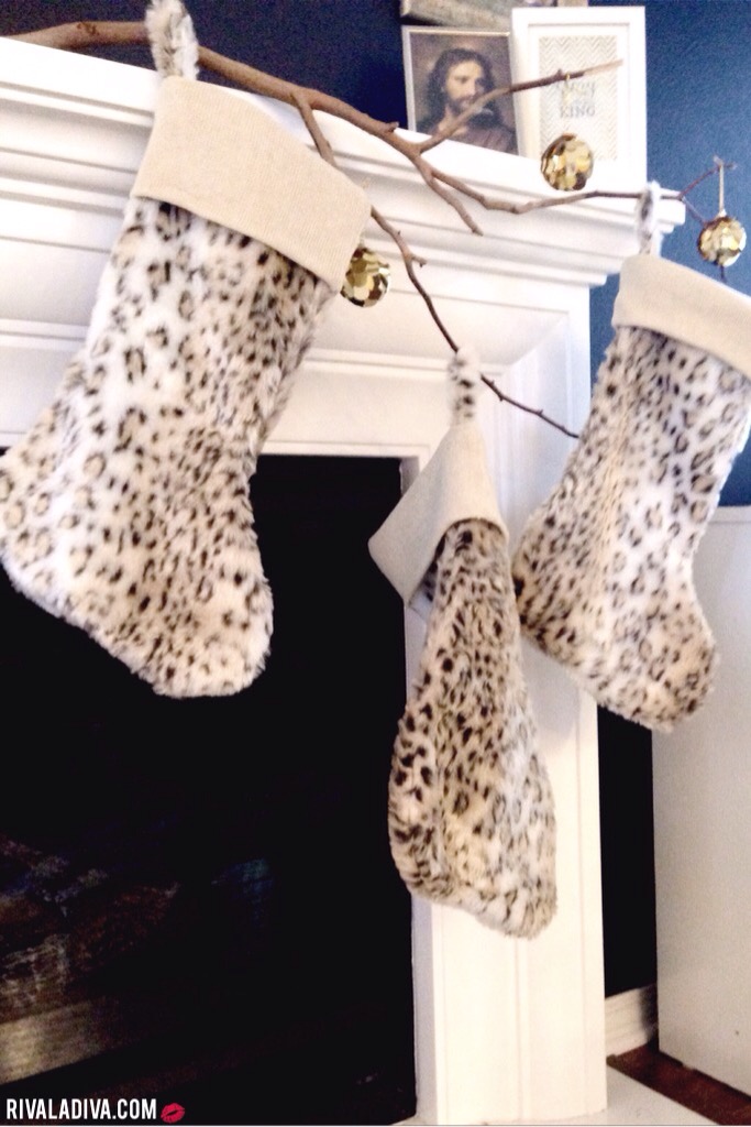 DIY Pottery Barn's Faux Fur Stocking Riva la Diva