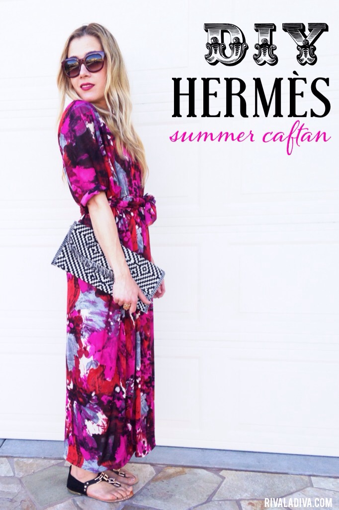 DIY Hermès Summer Caftan Fashion Tutorial