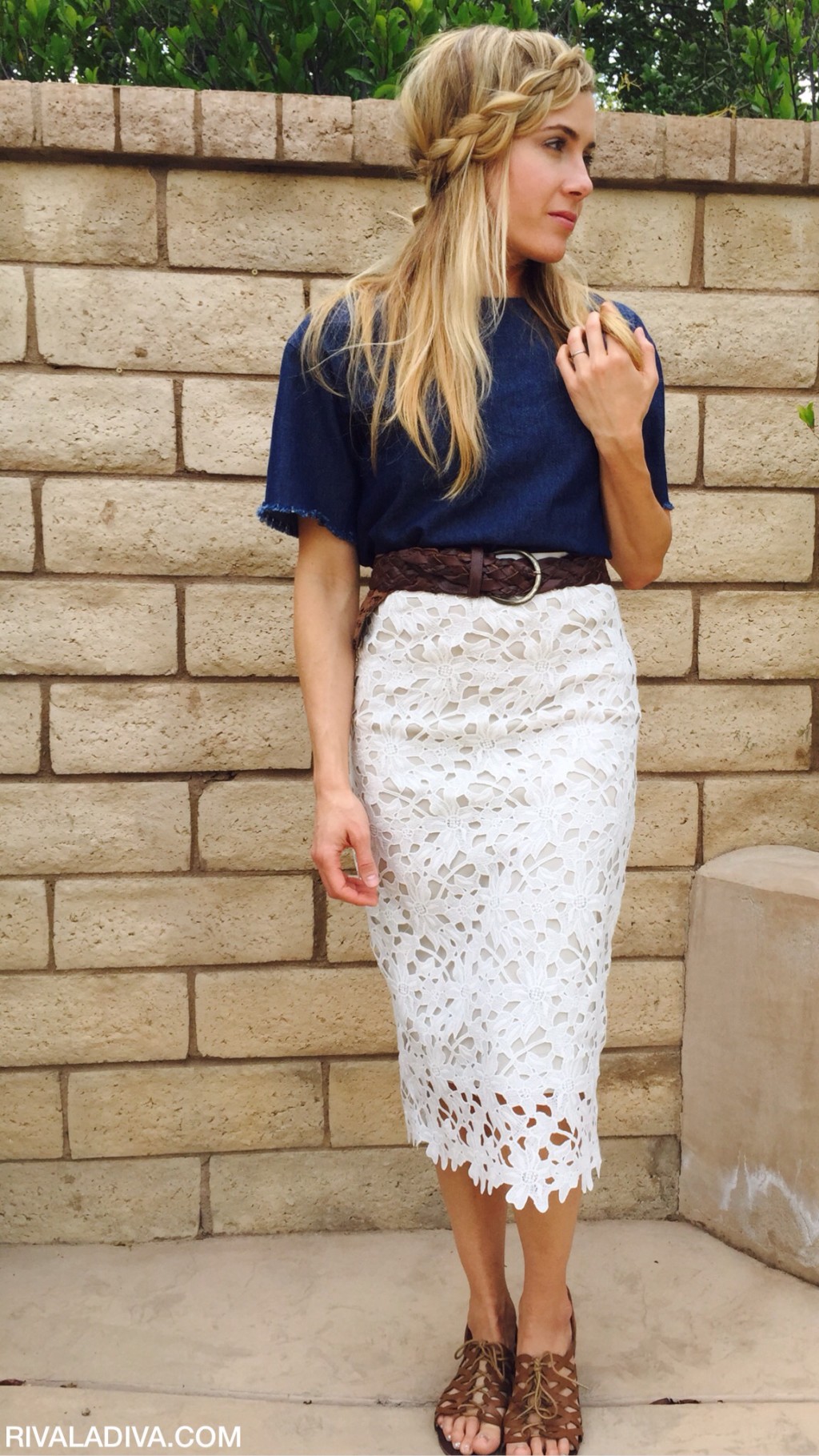 DIY Michael Kors Inspired Lace Skirt 