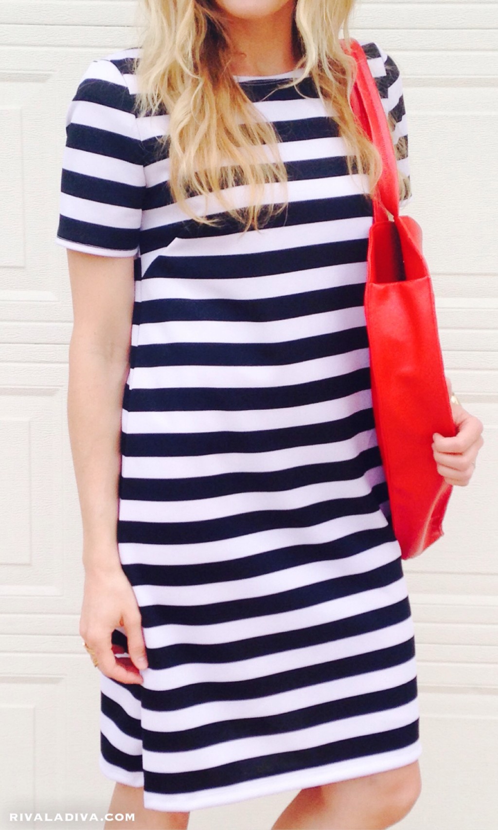 DIY Kate Spade Inspired Stripe Dress