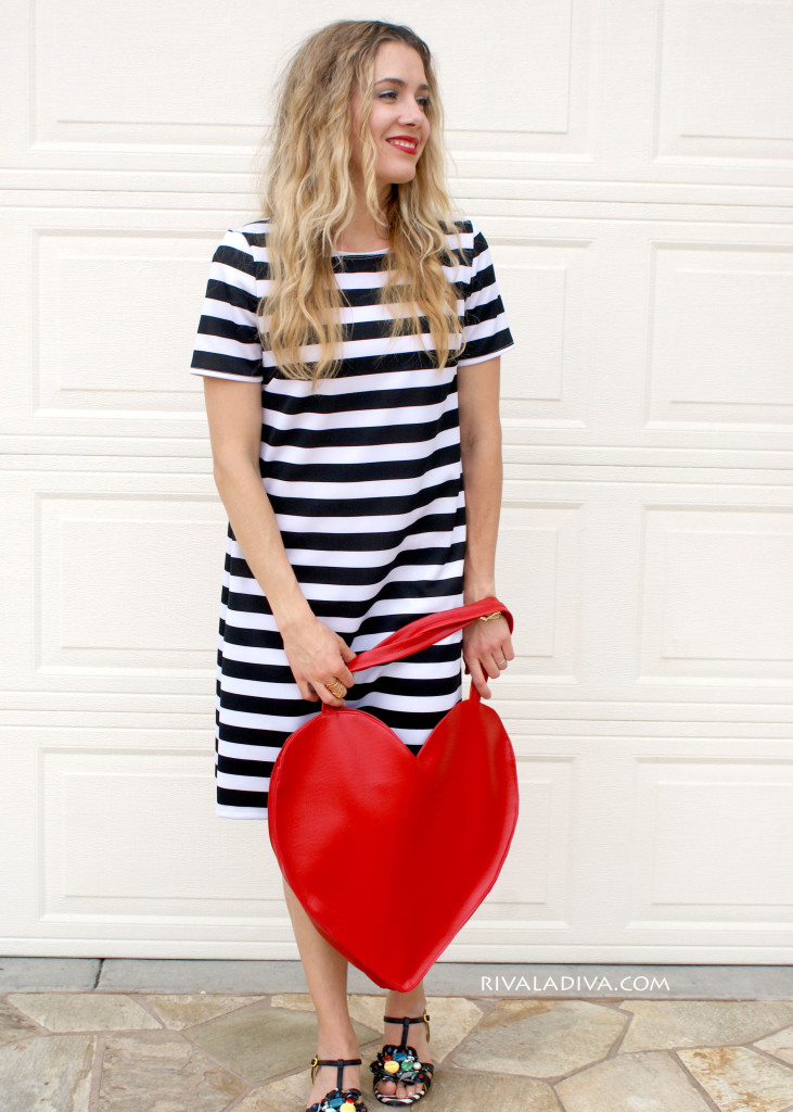 Kate Spade Inspired Heart Tote Tutorial