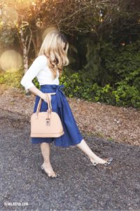 DIY Marc Jacobs inspired Wrap Denim Skirt