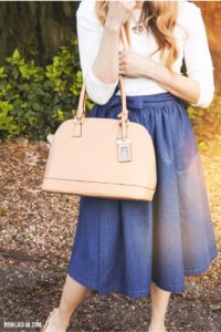 DIY Marc Jacobs inspired Wrap Denim Skirt