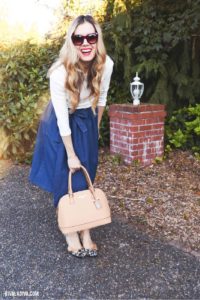 DIY Marc Jacobs inspired Wrap Denim Skirt
