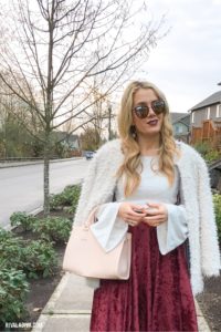 Rosy Hues + DIY Bell Sleeve