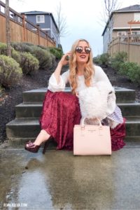Rosy Hues + DIY Bell Sleeve