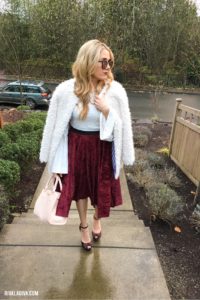 Rosy Hues + DIY Bell Sleeve