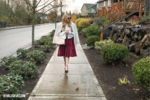 Rosy Hues + DIY Bell Sleeve