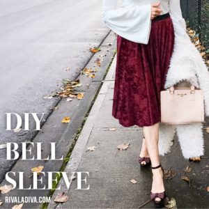 Rosy Hues + DIY Bell Sleeve