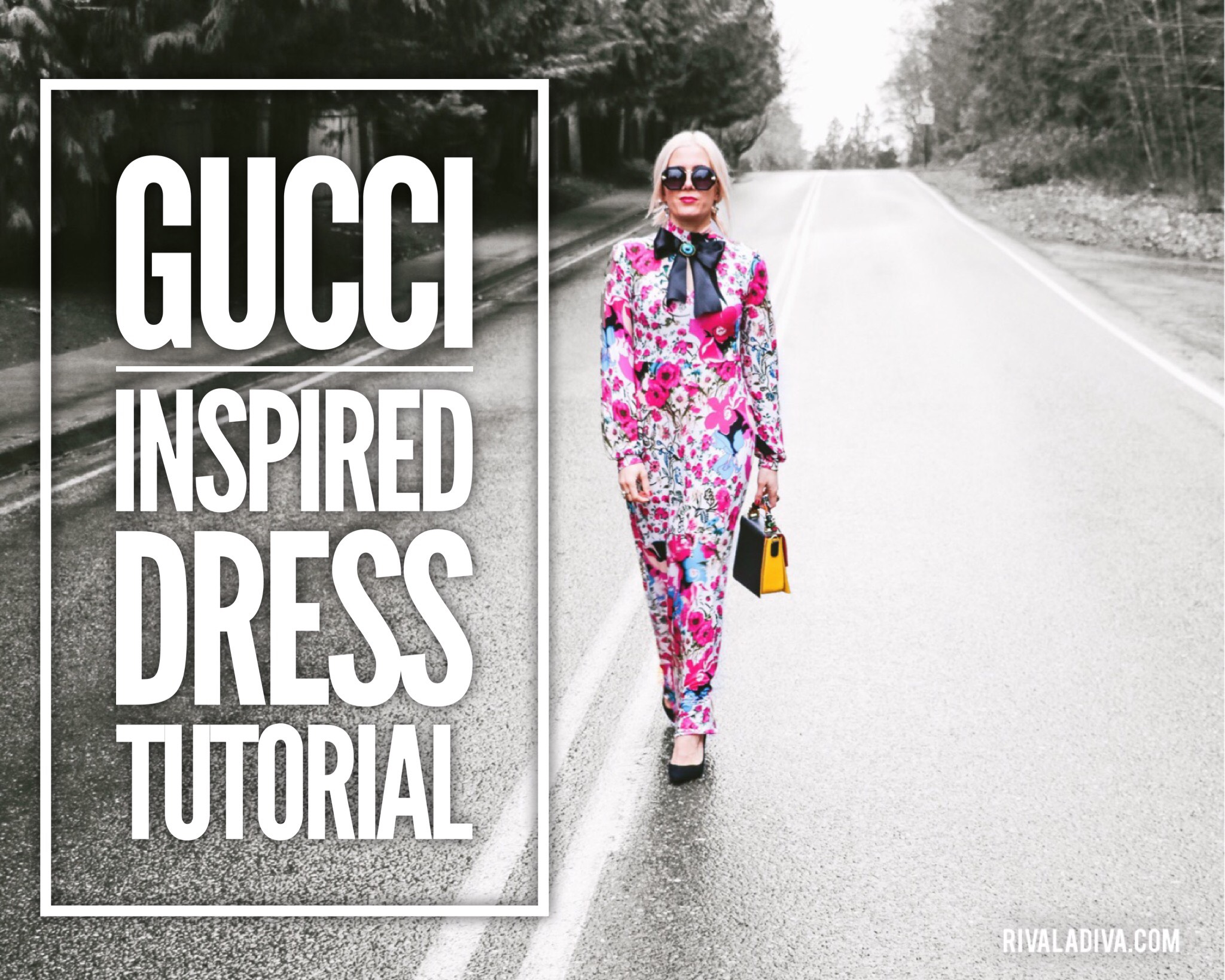Gucci Inspired Dress Tutorial