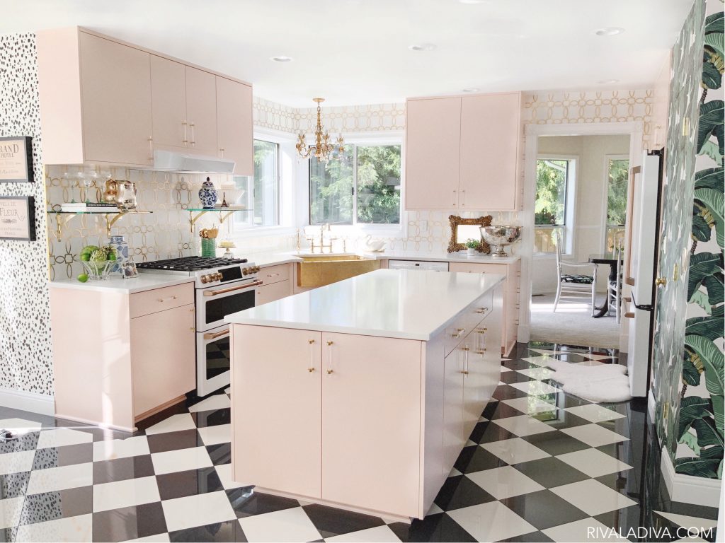 Blush Kitchen cabinets that will inspire you to use more blush in your space!