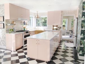 Blush Kitchen cabinets that will inspire you to use more blush in your space!